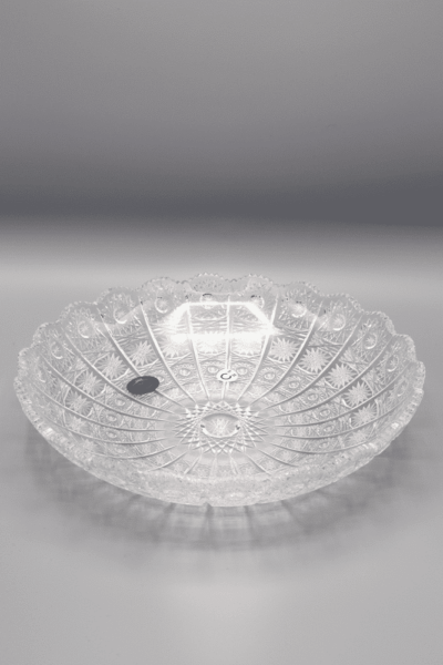 Krištáľová brúsená misa ÚSVIT 27 cm - Image 2