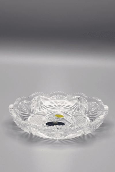 Krištáľový brúsený tanier ÚSVIT 14 cm - Image 2