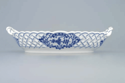 Cibulák – Košík prelamovaný 24 cm – originál cibuľový porcelán 1. akosť - Image 2