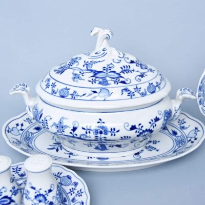 Cibulák – Obedová súprava – originálny cibuľový porcelán 1. akosť - Image 2