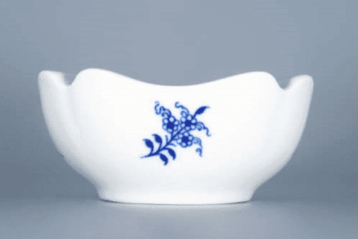 Cibulák – Popolník 4-hranný 12,5 cm – originál cibuľový porcelán 1. akosť - Image 2
