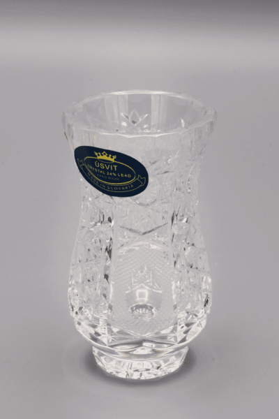 Krištáľová brúsená váza ÚSVIT 8,5 cm - Image 2