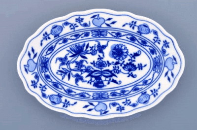 Cibulák – Misa oválna 20 cm – originálny cibuľový porcelán 1. akosť