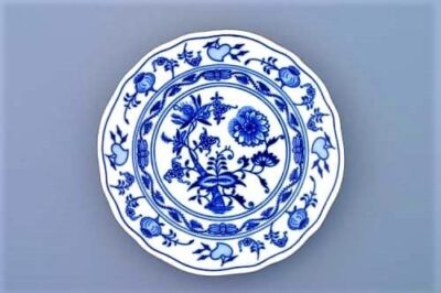 Cibulák – Tanier dezertný 17 cm – originálny cibuľový porcelán 1. akosť