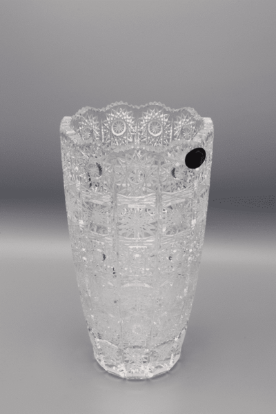 Krištáľová brúsená váza ÚSVIT 23 cm - Image 2
