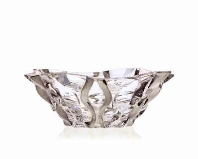 Krištáľová miska Samboa platinum 30,5 cm