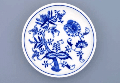 Cibulák – Šálka 0,23 l + podšálka 15,2 cm – Originálny cibuľový porcelán I. akosť - Image 2