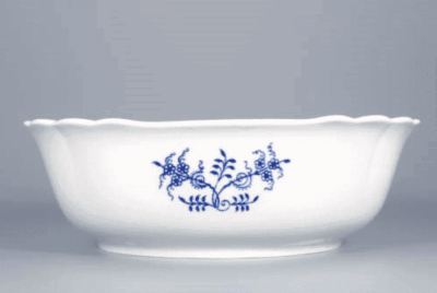 Cibulák – Misa šalátová 4-hranná 26 cm – originálny cibuľový porcelán 1. akosť - Image 2