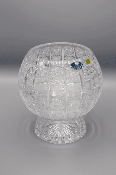 Krištáľová brúsená váza ÚSVIT 20 cm - Image 2