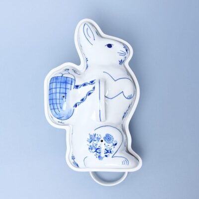 Cibulák – Forma na pečenie – zajac – originál cibuľový porcelán 1. akosť - Image 2