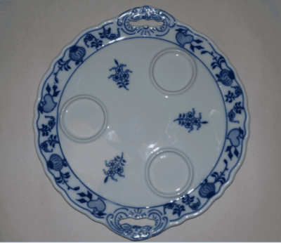 Cibulák – Stolná súprava – soľ, korenie, špáradlá – originálny cibuľový porcelán 1. akosť - Image 2