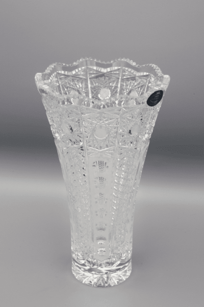Krištáľová brúsená váza ÚSVIT 23 cm - Image 2