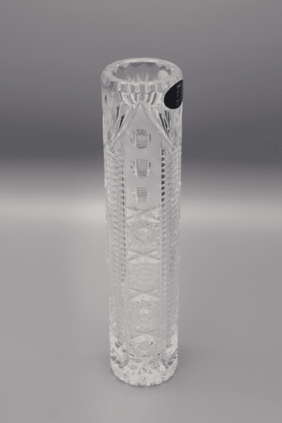 Krištáľová brúsená váza ÚSVIT 23 cm - Image 2