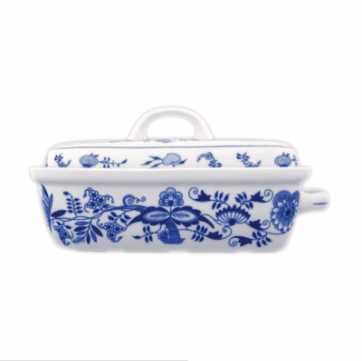 Cibulák – Pekáč malý 29,5 x 15,5 cm – originál cibuľový porcelán 1. akosť