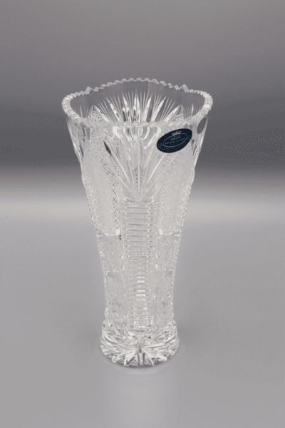 Krištáľová brúsená váza ÚSVIT 20 cm - Image 2
