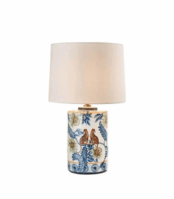 Porcelánová stolová lampa 35,5x63 cm