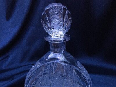 Krištáľová brúsená whisky fľaša 700 ml - Image 2