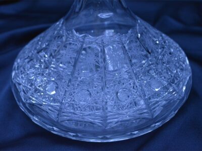 Krištáľová brúsená fľaša 850 ml - Image 2