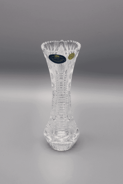 Krištáľová brúsená váza ÚSVIT 18 cm - Image 2