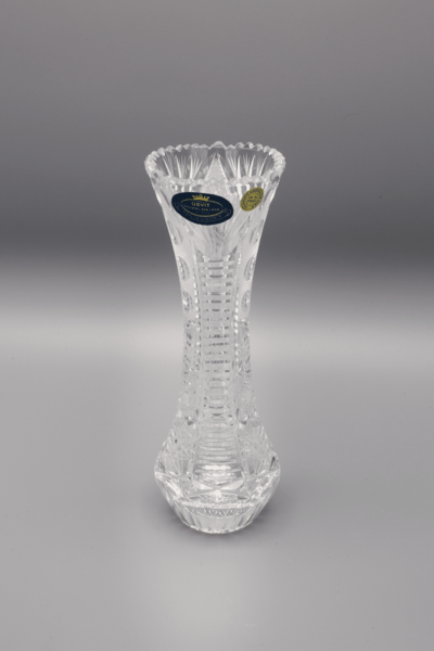 Krištáľová brúsená váza ÚSVIT 18 cm - Image 2