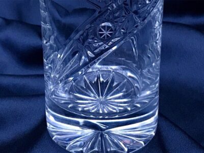Krištálové brúsené poháre 380 ml set 6 kusov - Image 2