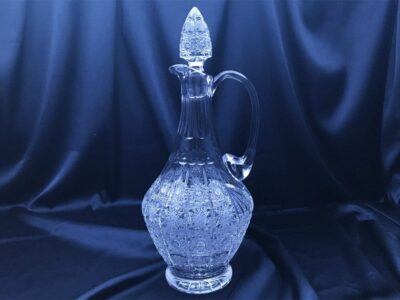 Krištáľová brúsená wine fľaša 750 ml