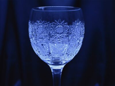 Krištálové brúsené poháre 370 ml set 6 kusov - Image 2