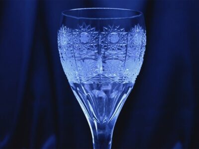 Krištálové brúsené poháre 260 ml set 6 kusov - Image 2