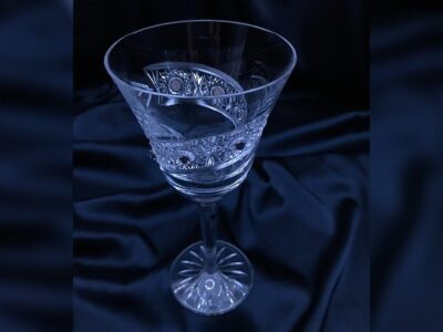 Krištálové brúsené poháre 220 ml set 6 kusov Swarovski - Image 2
