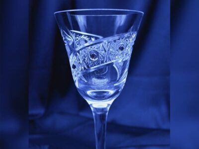 Krištálové brúsené poháre 220 ml set 6 kusov Swarovski - Image 3