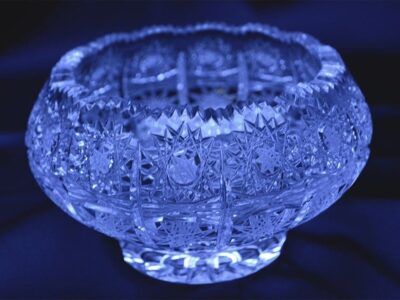 Krištálová brúsená miska 15 cm - Image 2