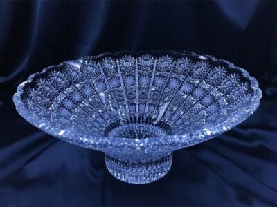 Krištálová brúsená miska 33 cm - Image 2