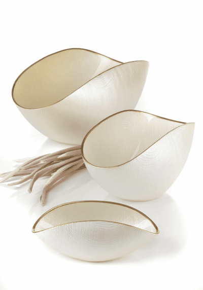 Misa BURA biela perla / zlatá linka 18x9 cm - Image 3