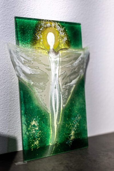 Umelecké sklo Veronika Rusňáková 22x32 cm - Image 2