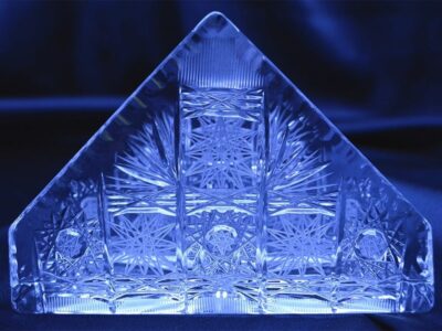 Krištálový brúsený servitovník 14,3 cm - Image 2