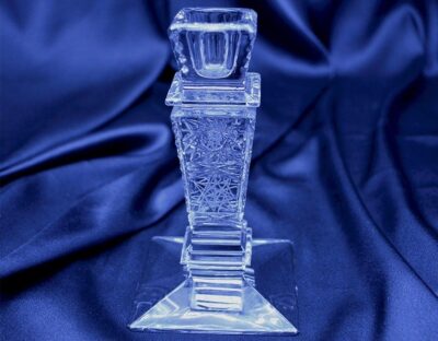 Krištálový brúsený svietnik 13,6 cm - Image 2