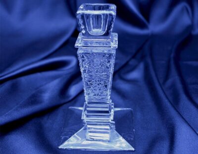 Krištálový brúsený svietnik 13,6 cm - Image 2