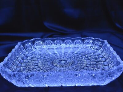 Krištálový brúsený tanier 26 cm - Image 2