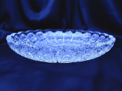 Krištálový brúsený tanier 25 cm - Image 2