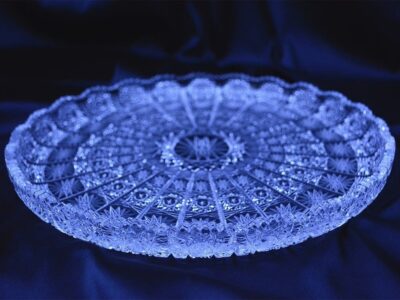 Krištálový brúsený tanier 28 cm - Image 3