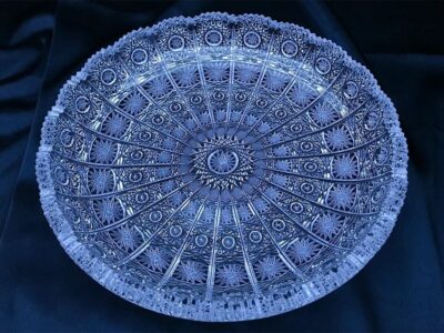 Krištálový brúsený tanier 30 cm - Image 2