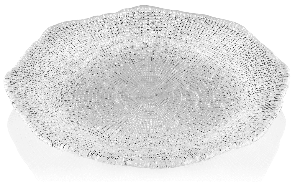 Tanier DIAMAN číry D28 cm H3,2 cm