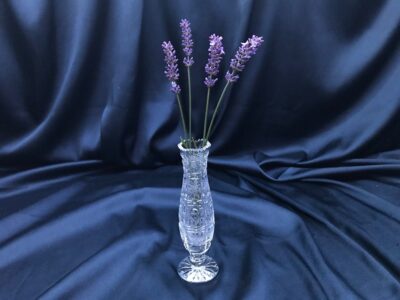 Krištáľová brúsená váza 15 cm - Image 4
