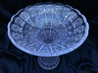 Krištáľová brúsená váza 30 cm - Image 2