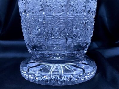 Krištáľová brúsená váza 30 cm - Image 2