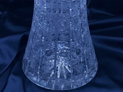 Krištáľová brúsená váza 40 cm - Image 3